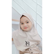 Instant Malay Chin Hijab for Children 0-4 Years Malaysian Jersey Chin Hijab for Children Malay Chin 
