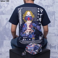 CLOWOR Mikey Sano Manjiro Cyberpunk Ver Anime Tokyo Revengers T-shirt