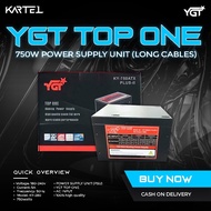 NEW VERSION YGT TOP ONE 750W | KEYTECH 750W ATX 4PIN Long Cable ATX Power Supply KY-750ATX