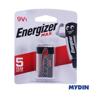 Energizer Max 9V Alkaline Batteries 522BP1 1 Pack