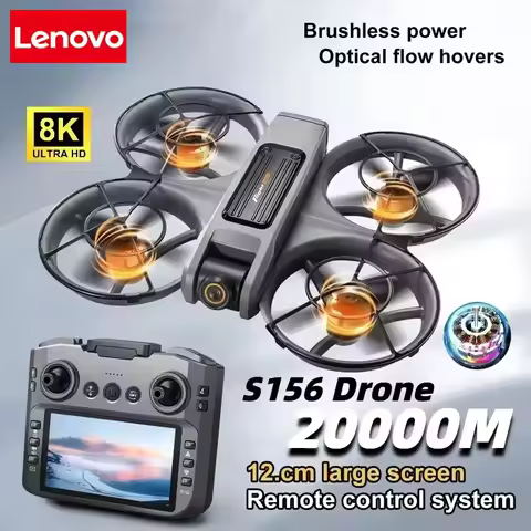Lenovo S156 GPS Drone 8K Aerial HD 360° Wide Angle Dual Camera 5G WIFI Brushless Motor Intelligent O