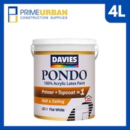DAVIES PONDO Topcoat & Primer in-1 Paint White