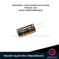 ORIGINAL ELCO 4700Uf 35V MAX Elko Capacitor 4700 uF 35Volt Capacitor Capacitor 35 CapacitorVOLT