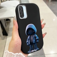 Case For Samsung A17 5G M17 F17 M36 F36 Phone Hooded Cover Silicone Strap