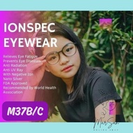 Original MGI IonSpec M37B/C  Harry Potter Look 8 in1 Medical Eyewear Unisex Nano Silver Negative Ion