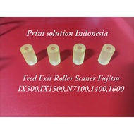 Feed Exit Roller Scanner Fujitsu IX500 IX1500 N7100 1400 1600 New 4pcs