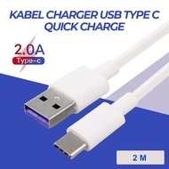 USB Type C Fast Charging 2.0A Charger Cable 2M - DB2M