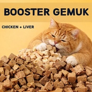 Booster Gemuk Kucing Freeze Dried For Pet Untuk Cepat Gemuk High Protein Makanan Kucing 宠物冻干