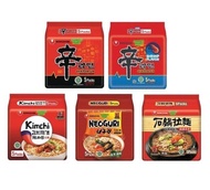 (Halal) NongShim Ramen (Shin Ramyun / Kimchi / Korea Claypot/Shrimp) 5's x 120g