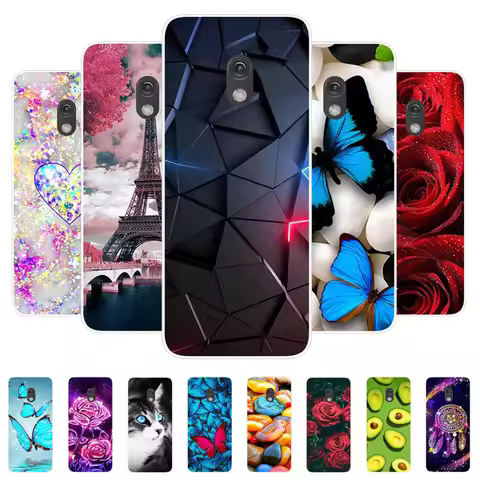 Phone Cover For Nokia 235 / 215 / 220 4G 2024 Case Silicone Lovely Clear Bumper Soft TPU Coque for N