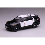1:64 596 LAPD 2020 Explorer State Police SUV Model Diecast Collect Metal Display Car BN