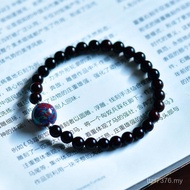 Bracelet Bracelet with Indian Beads 1.2 Spacer Beads Beads Bracelet Glass Bottom Small Leaf Red Sand