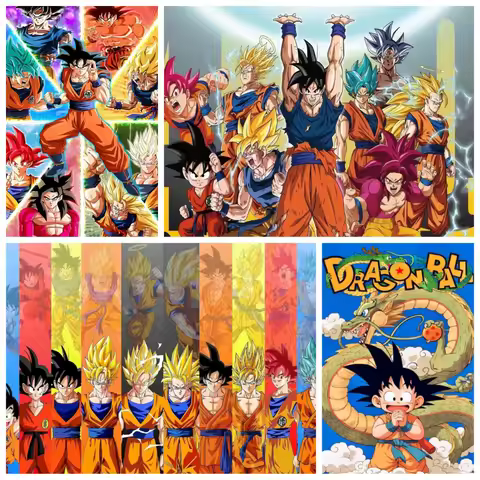 Anime D-Dragon B-Ball Character Jigsaw Puzzles 500/1000/1200/2000PCS Handmade Art Exquisite Home Dec