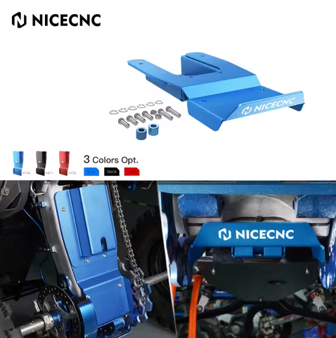 NICECNC ATV Swing Arm Skid Plate For Yamaha Raptor 700 Raptor 700R YFM700 YFM700R 1PE-F219X-00-00 Ru