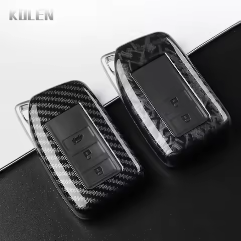 ABS Carbon Fiber Style Car Key Case Cover For Lexus RX350 NX300 Es300h Rx450h GS300 GX470 IS250 ES35