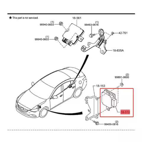 A03K-ECU Control Module PE0318572 DCDC Converter For Mazda 2 3 6 CX-3 CX-5 CX-5 CX8 CX-8 2014-2017 E