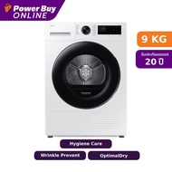 [จัดส่งพร้อมติดตั้ง] Samsung เครื่องอบผ้าฝาหน้า Inverter 9 kg รุ่น DV90CGC2A0AEST