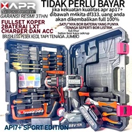 MAKTEC BOR cordless drill APR JAPAN mesin bor baterai 20v HUJIA JLD japan cordless charger elektrik 