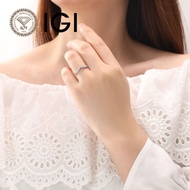 C CVD Cultivation Diamond v-Shaped Female Ring Taipei Store Customized Platinum