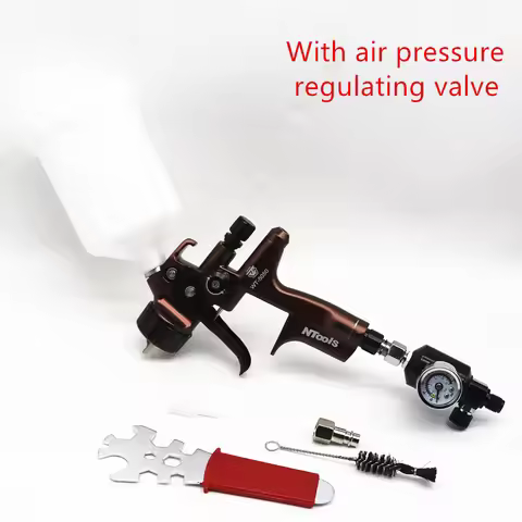 New5000B LVLP WT5050 Spray Gun 1.3mm High Quality Stainless Steel Nozzle Professional Sprayer Paint 
