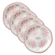 LUZERNE Lancaster Garden: 27cm Plate (4/pack) Pink / Grey / Blue