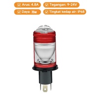 COD Lampu Led Mobil Mini Projie H4 130 Watt 10000LM Super Bright H4 Mini Projector Lens Lensa Mobil