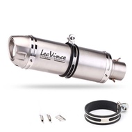 51mm 2 ống xả dành cho xe máy phổ thông bằng sợi carbon Ống xả xe máy Bộ giảm thanh Với ống xả DB Ki