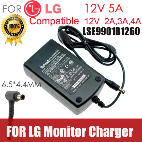 12V 3A 4A 5A LED Monitor AC Adapter For LG FLATRON E2260 E2250V E1948SX E2260V-P W1943SE W1943SV SCR