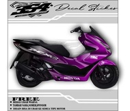 0138 DECALS PCX UNGU KEREN (bisa reqwes warna)
