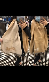 🌟sold🌟情人節禮物 COACH Scarf頸巾披肩圍巾