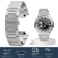 For Casio GA-2100 GM2100 watchband G-SHOCK farmhouse oak modified refined steel watch chain steel mens strap wristband Bracelet