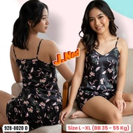 J928-8020D Pajama Set Patternedsatin Size L - XL (Weight 35-55 Kg)