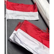 MERAH Red and White Mini Flag, Bicycle Flag, Motorcycle Flag