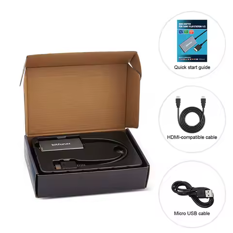 Retro game console HDMI-compatible Converter Adapter With RGB to YPbPr Switch For PlayStation 1/2 PS