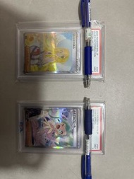 寶可夢莉莉艾 & 露莎米奈&耿鬼&比卡超 pikachu sv8a ur gengar m2a ma m1l sv7a psa9 sar japanese