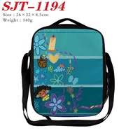 Encanto Colorful Cartoon Canvas Student Lunch Bag Multipurpose Kids Shoulder Bag Gift