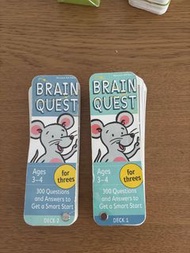 Brain Quest 3-4 歲 小朋友 英文 圖書 親子伴讀