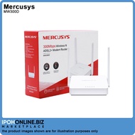 Mercusys MW300D 300Mbps Wireless N ADSL2+ Modem Router - TM Streamyx / UniFi Lite