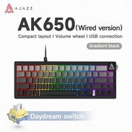AJAZ AK650 WIRED SIDE PRINTED MECHANICAL KEYBOARD (DAY DREAM SWITCH) GRADIENT BLACK RGB