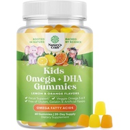 Nature's Craft Kids DHA Omega 3 Gummies60s Omega 3 6 9 for Vision Brain &amp; Immunity