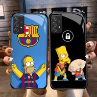 DF-1 The Simpson TPU HD Glass Casing for Samsung A52 A13 A33 A32 A72 A23 A53 A73 A52S