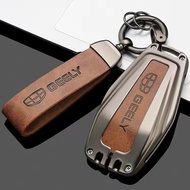 Geely Okavango Coolray Azkarra Metal Car Key Cover Okavango Coolray Azkarra Metal Car Key Cover Key FOB Case Holder Remote Casing Accessories