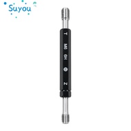 SUYOUPH Thread Plug Gauge, Double Ends M6*1.0 Measurement Hand Tool, Precision 6H Tolerance Hex Hand