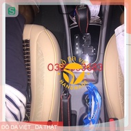 Bọc Cần Số Tay Phanh Xe HYUNDAI ACCENT AVANTE I30 SỐ TỰ ĐỘNG (2012-2017) Phom Cũ DA BÒ THẬT