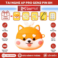LazMall Chính Hãng Tai nghe Bluetooth A.P PRO 2 ANC Pin 8H Bản Đủ Full Chức Năng Chuẩn Hổ Vằn l Âm V