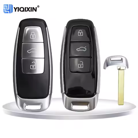 Modified 3 Button Remote Car Key Shell For A1 A4 A6 Q7 TT A5 A6 C8 A7 A8 A4L A6L A8L 2017-2022 Repla
