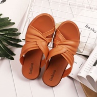 E2 Women Sandal Casual Sandal Perempuan Sandal Flat