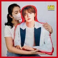 LIVEPILLOW-j:BTS`rj#merch)pJ}Jin>KI}Kim?Bj~Seok-jin?by~Pillow?jQ~Half?TZ~Body Big size 21x25 inches
