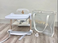 【小怪獸嬰兒用品出租】英國Apramo Flippa 摺疊式兒童餐椅 出租 聖誕白金版+旅行袋