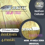 Avanza Xenia 4Matic Car Logo Emblem 4Matic Logo Sticker Matic Limited Paste Model